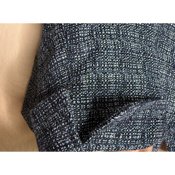 Lafayette 148 New York Tweed Jacket Blazer Women 8 Linen Careerwear Professional - Picture 8 of 10